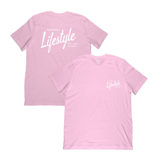 Pink baseball tshirt