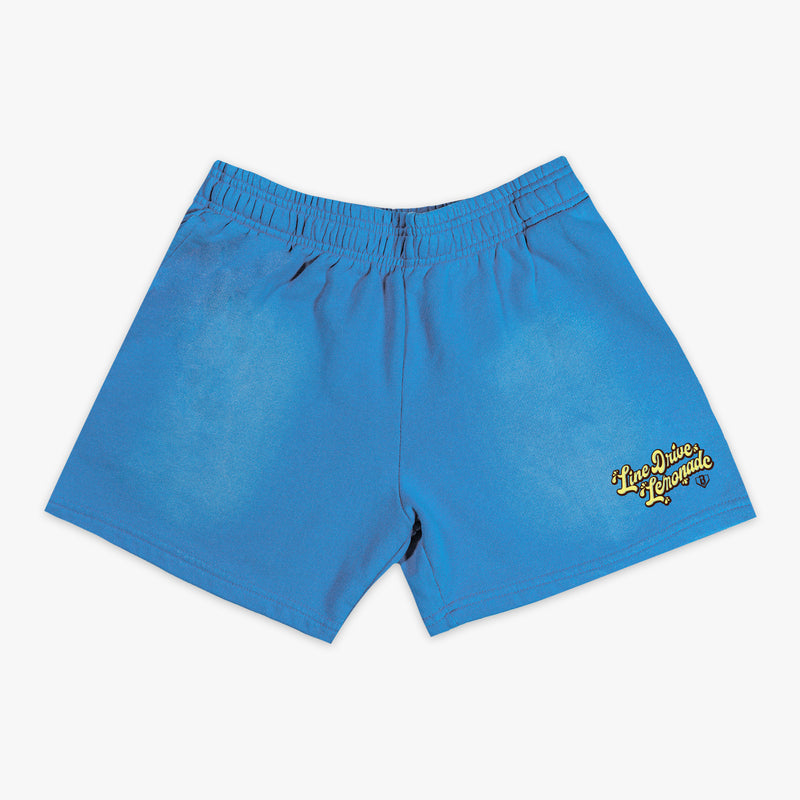 Blue Lemonade Cup youth shorts — front view
