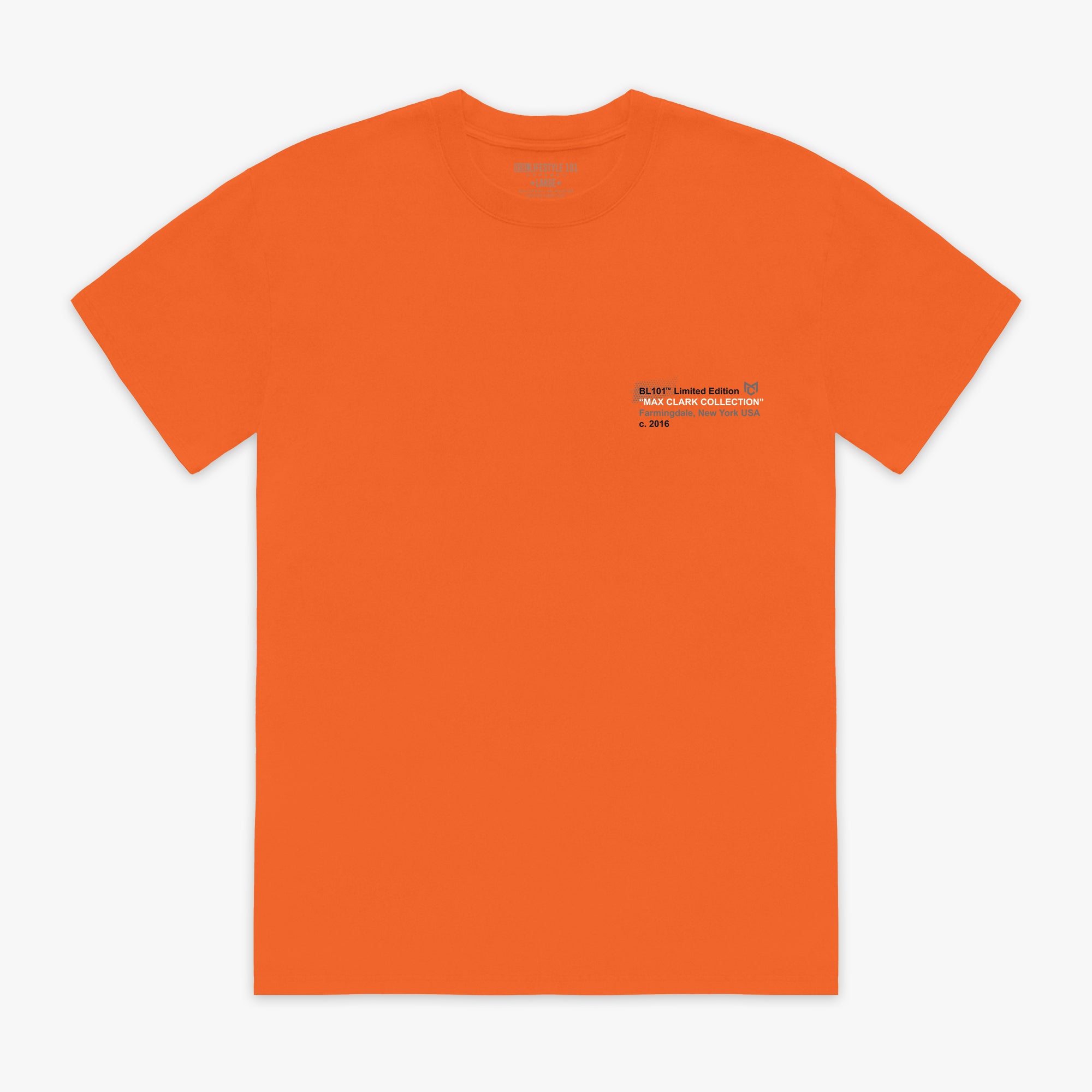Max Clark Tee - Orange - Baseball Lifestyle 101