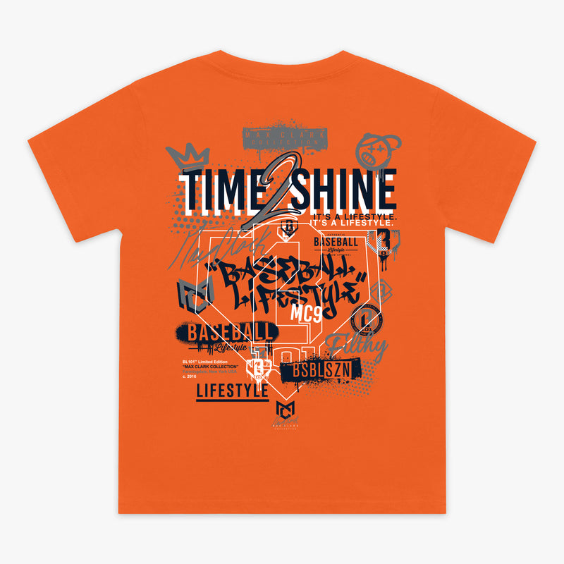 Max Clark Youth Tee - Orange