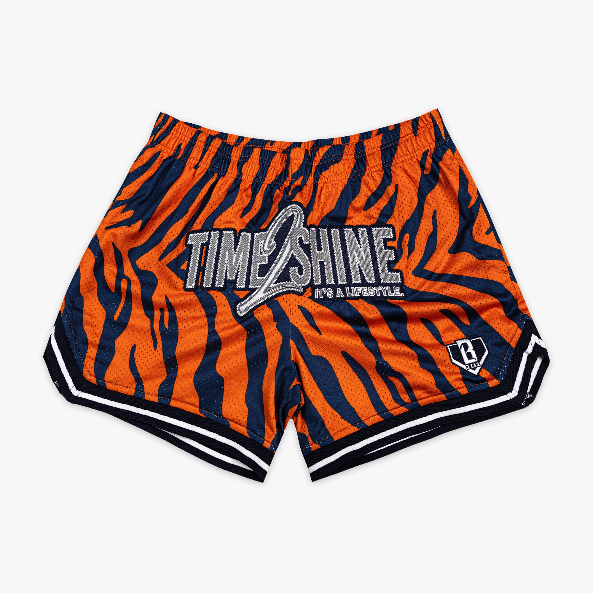 Max Clark Tiger Court Shorts - Orange