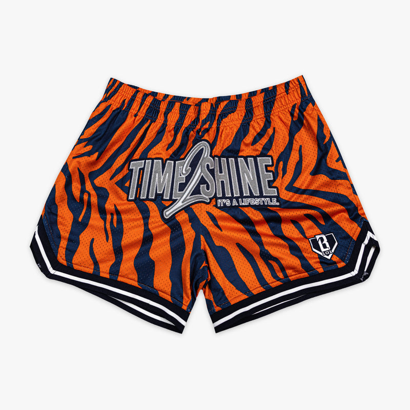 Max Clark Tiger Youth Court Shorts - Orange