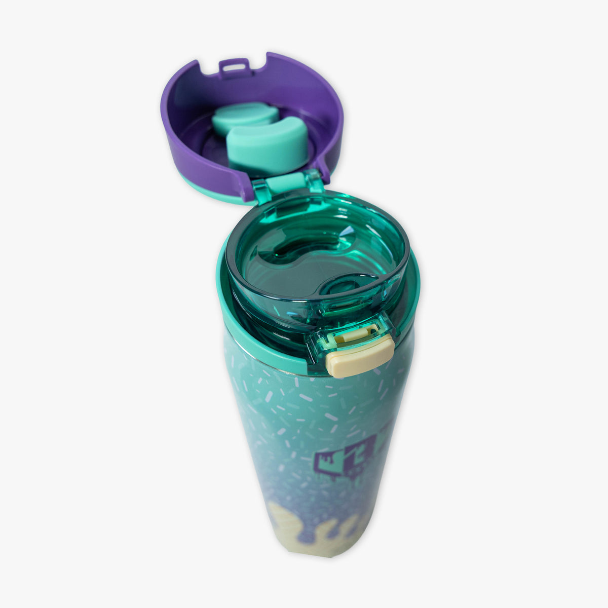 Multi-Color Mesa Loop water bottle with covered straw — Galaxy Grape Ice Cream, product view