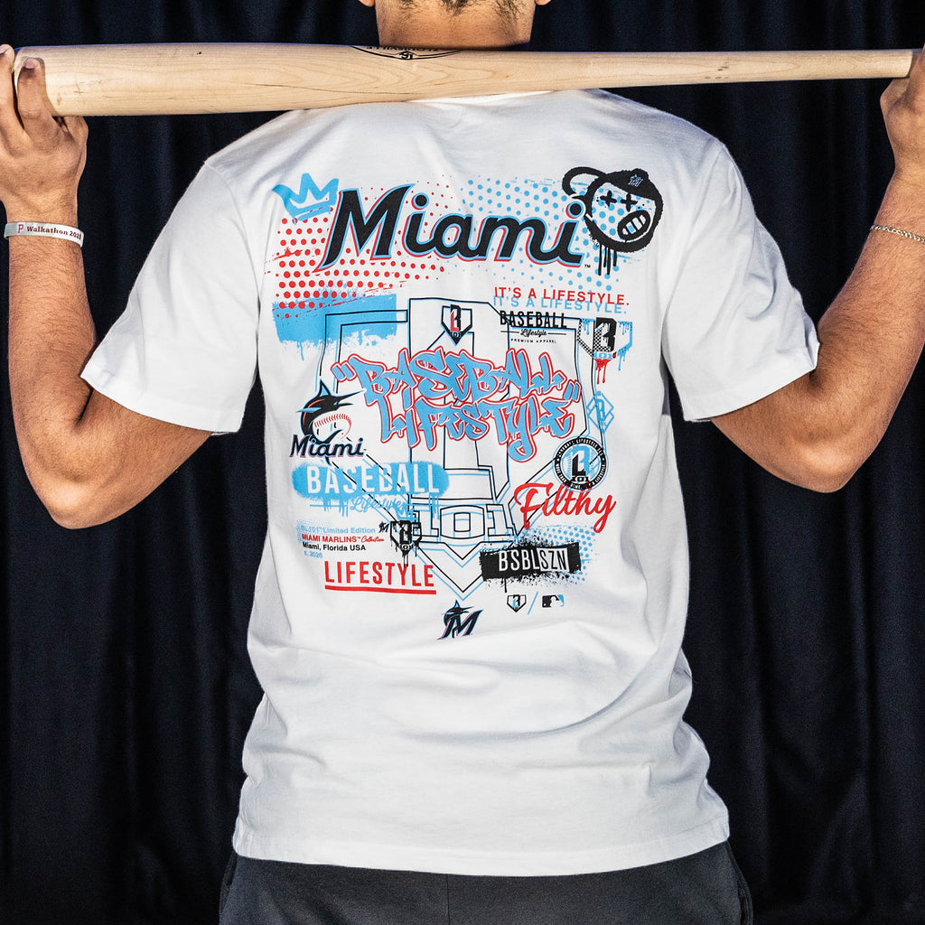 Miami Marlins Drip Tee