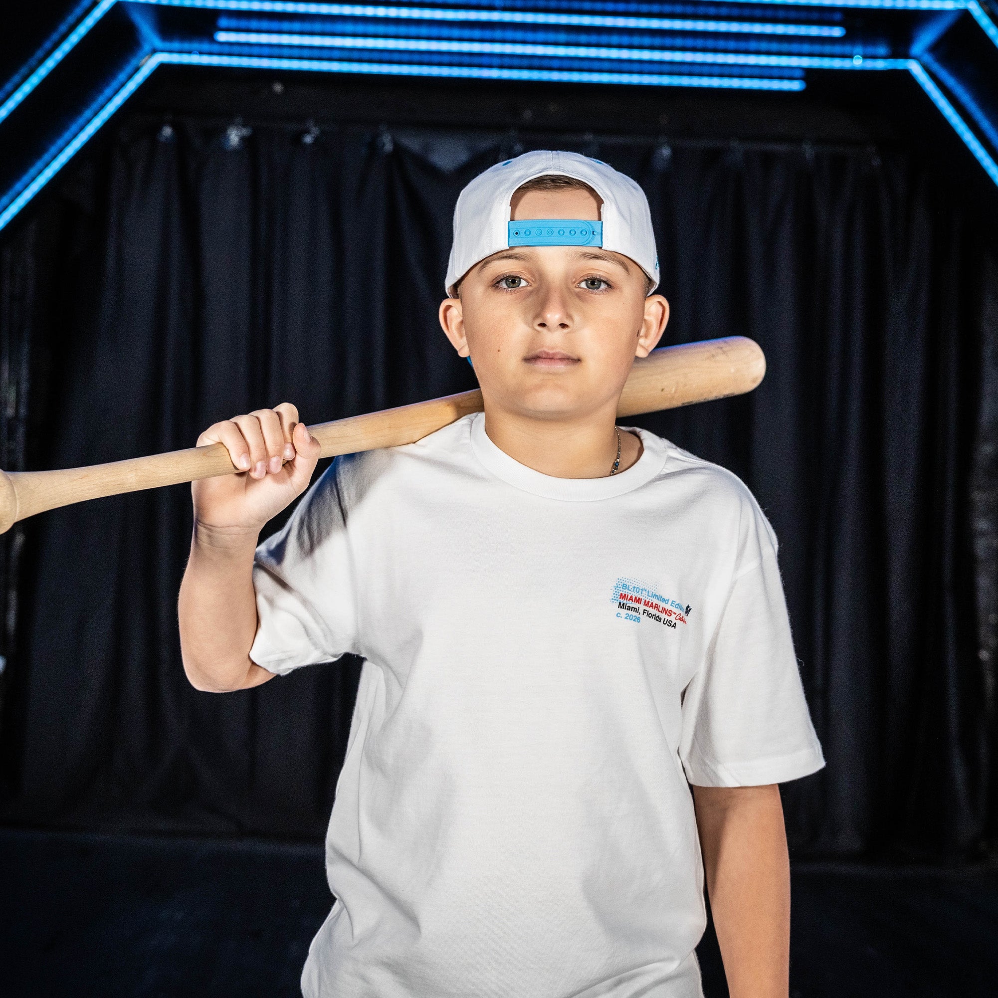 Miami Marlins Drip Youth Tee
