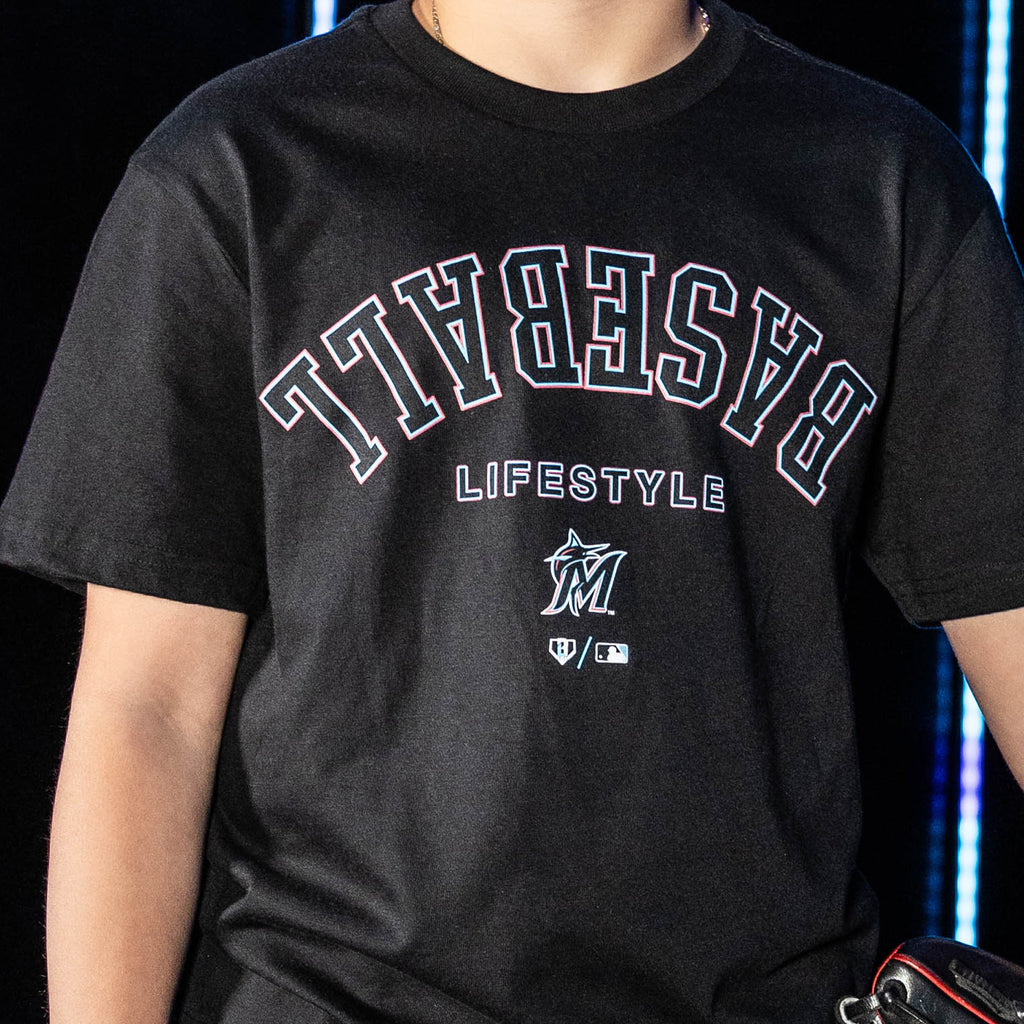Miami Marlins Upside Down Youth Tee