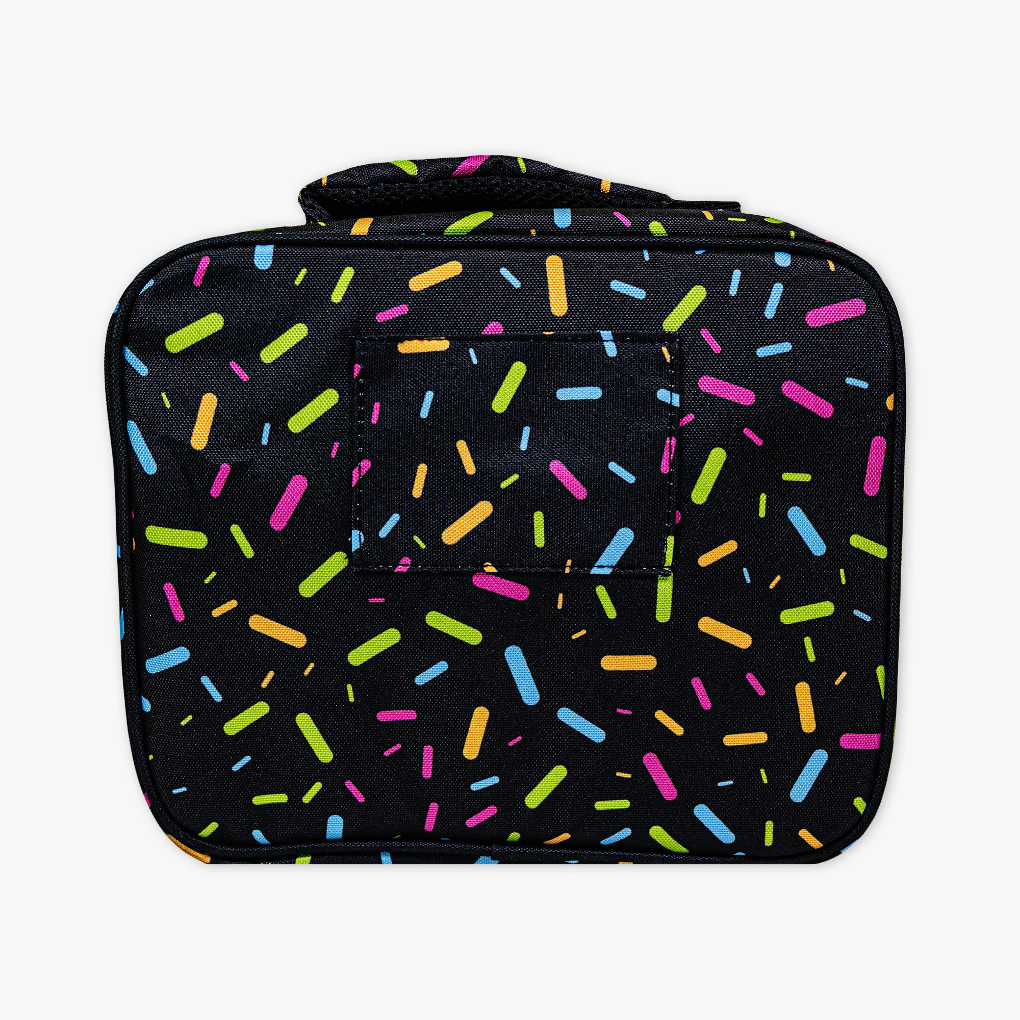 Adult model wearing black lunch box with "Midnight Sundae SZN 2" design
