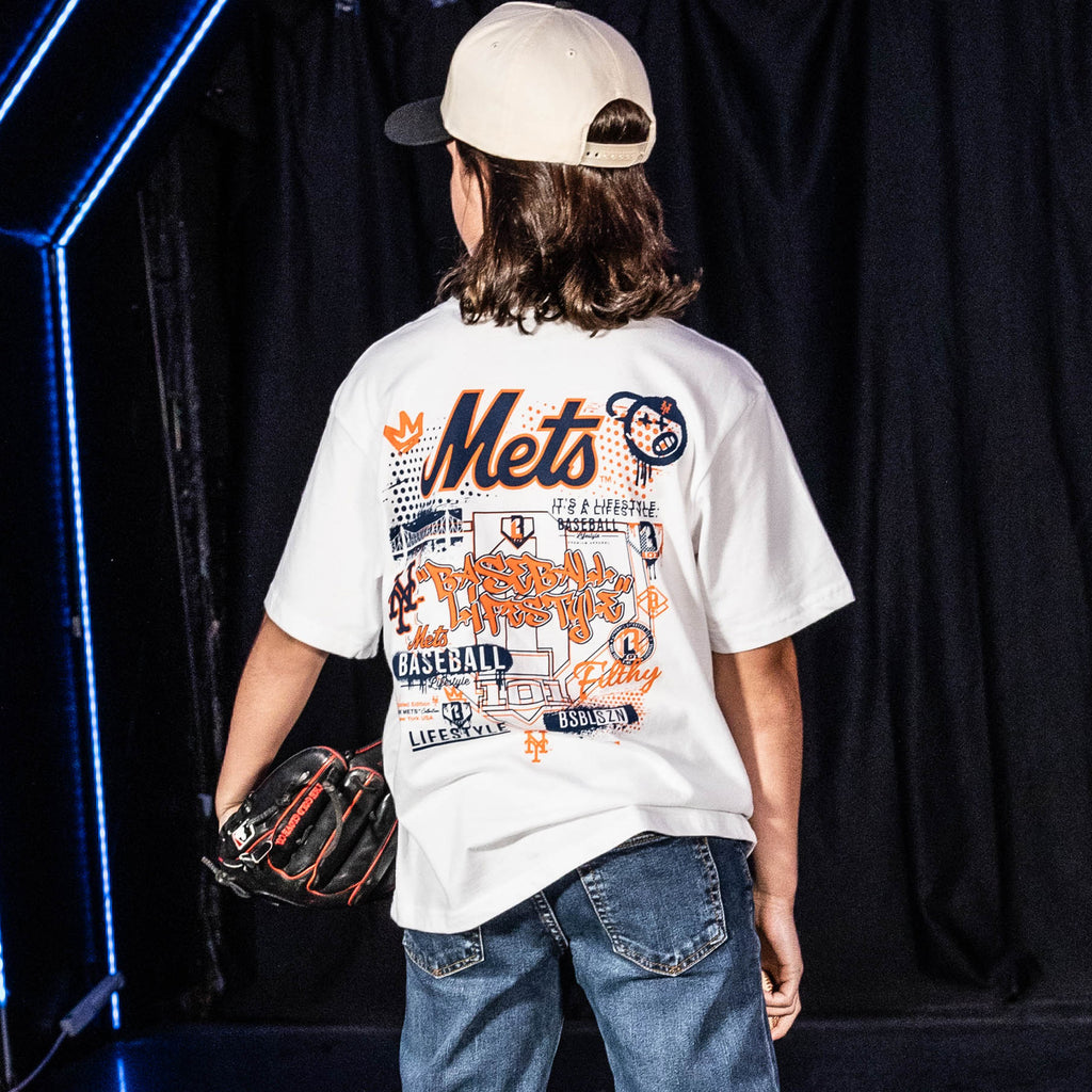 New York Mets Drip Youth Tee