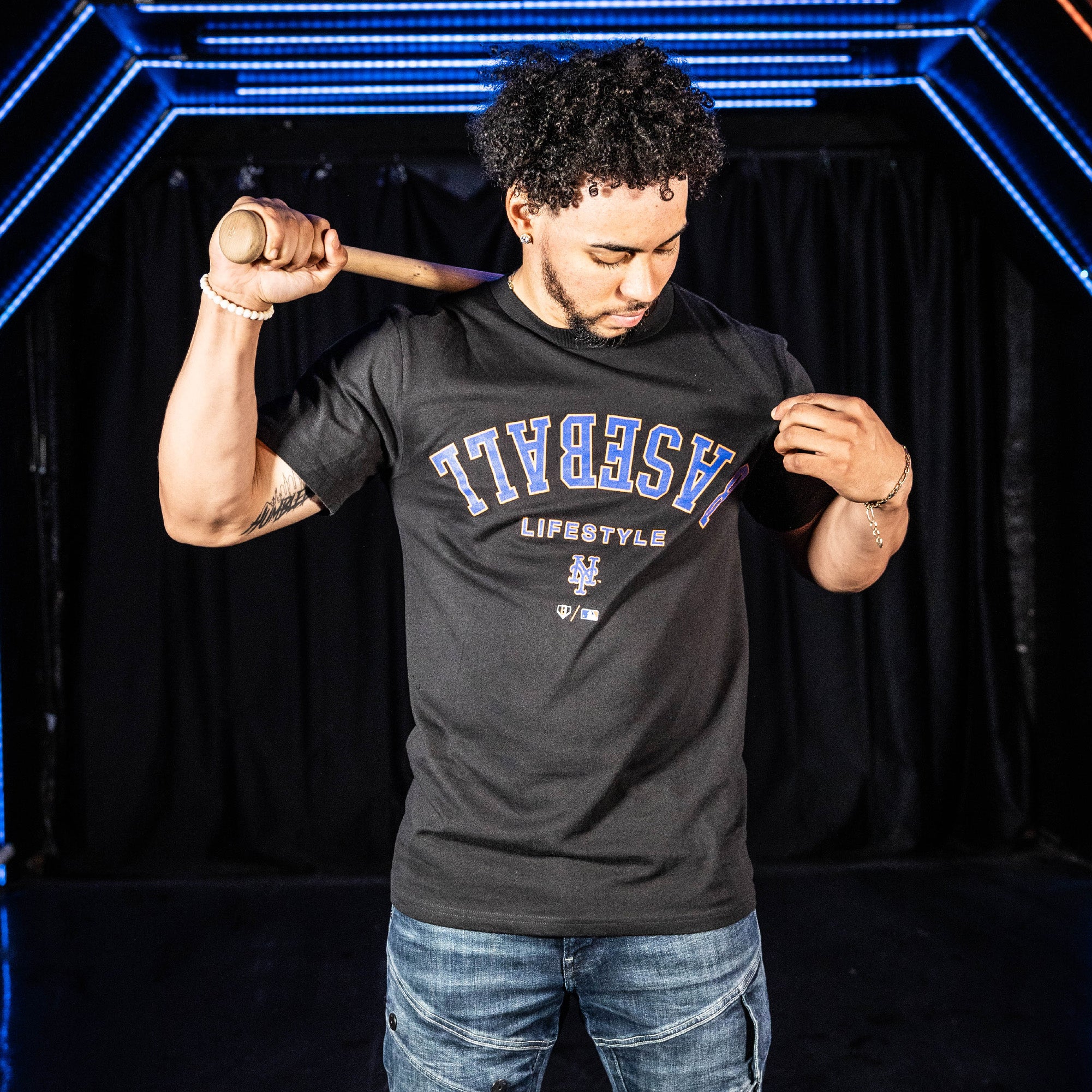 New York Mets Upside Down Tee