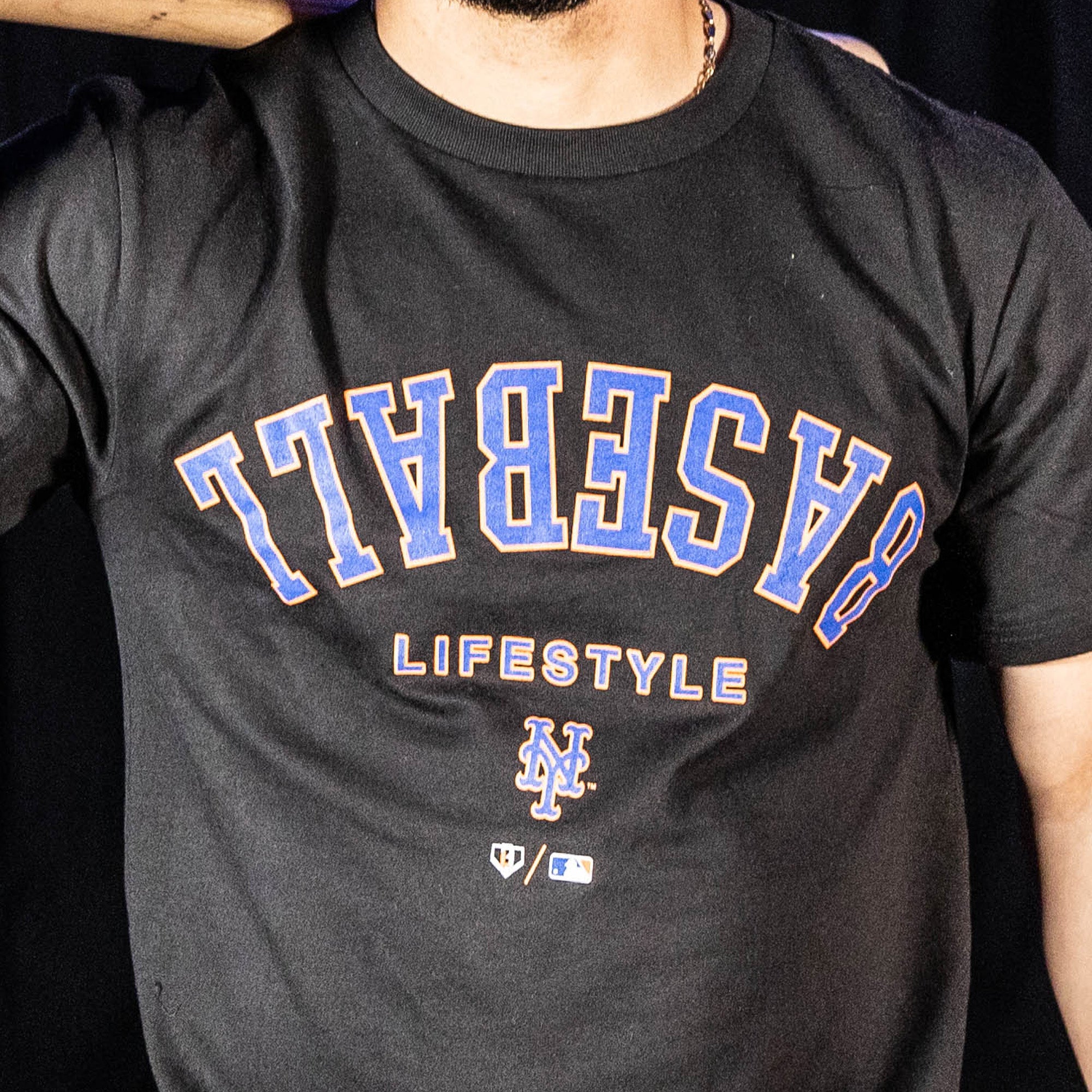 New York Mets Upside Down Tee