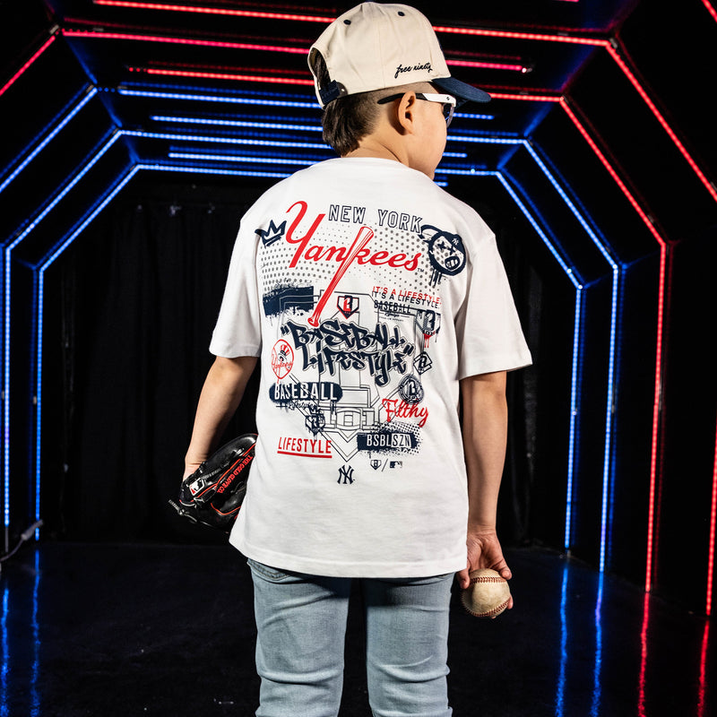 New York Yankees Drip Youth Tee