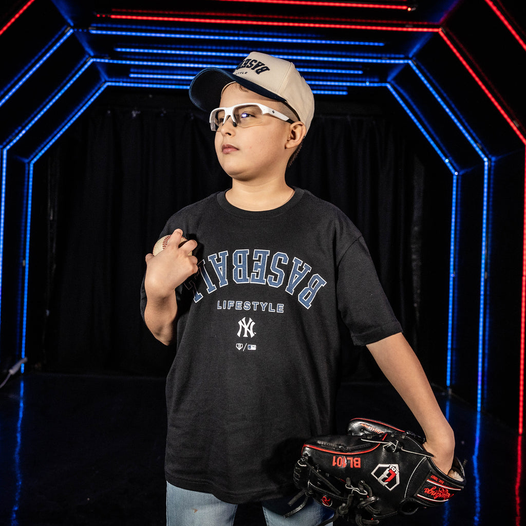 New York Yankees Upside Down Youth Tee
