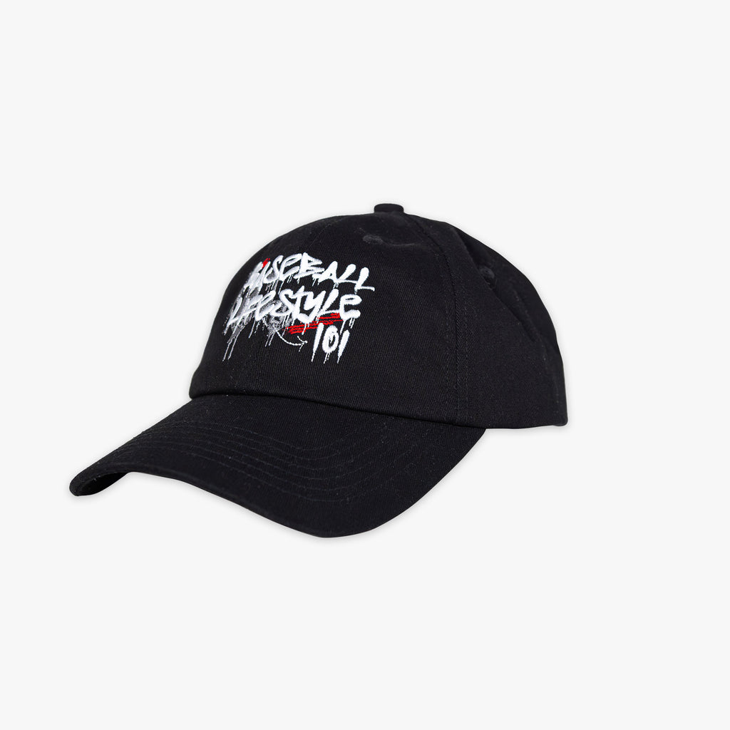 Red Drip Hat Night Game Drip Hat - Baseball Lifestyle 101
