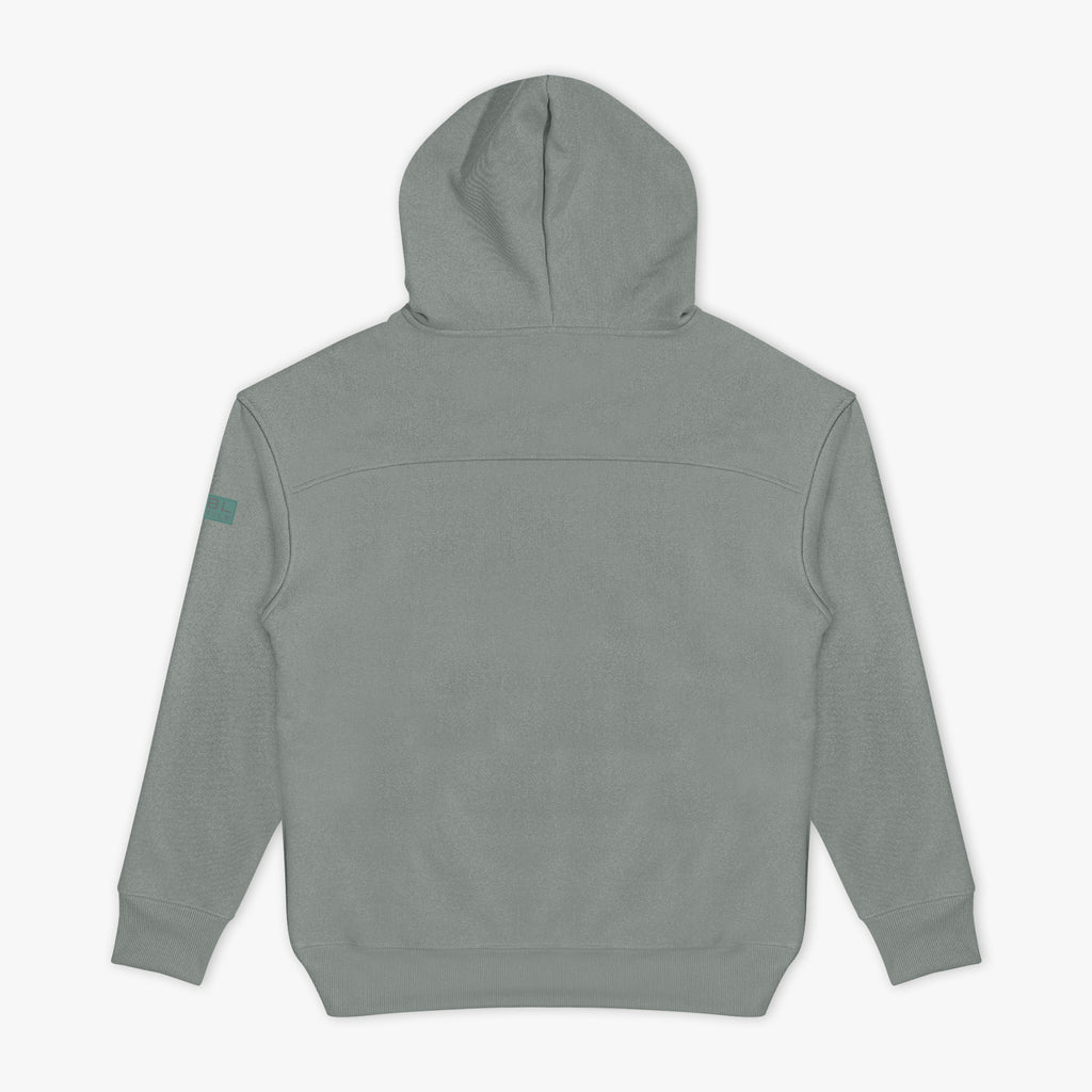 Gray Realtree Aspect Off-Field Waffle Performance Camo hoodie — back view