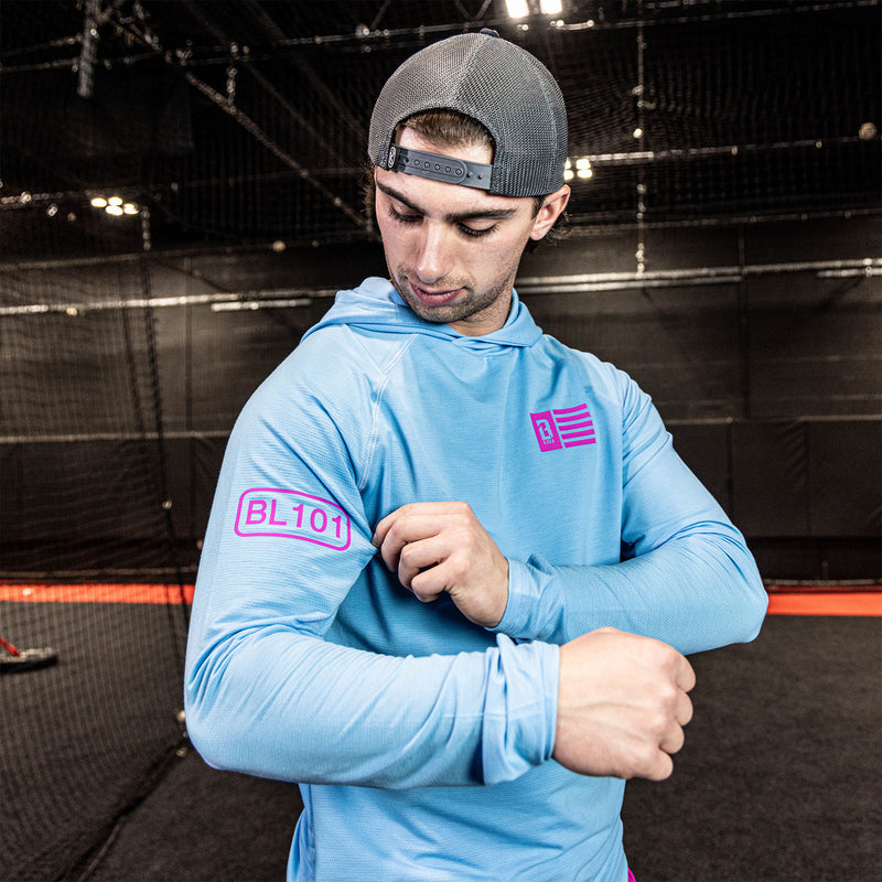 Off-Field Hoodie V2 - Cotton Candy Blue