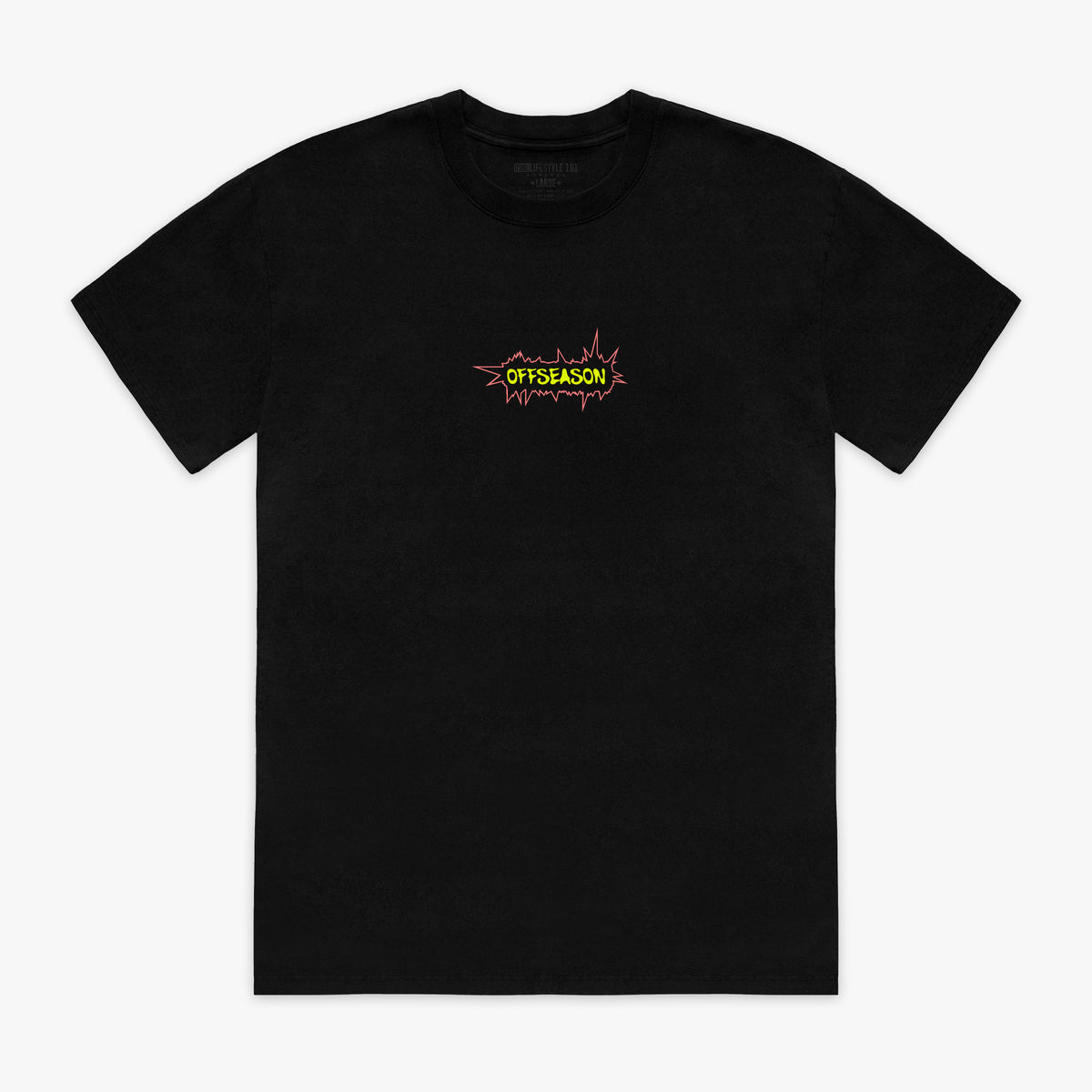 Black Offseason Warped graphic tee - front view