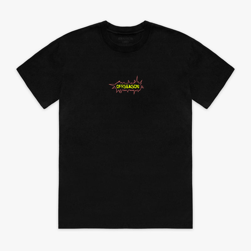 Black Offseason Warped graphic tee - front view