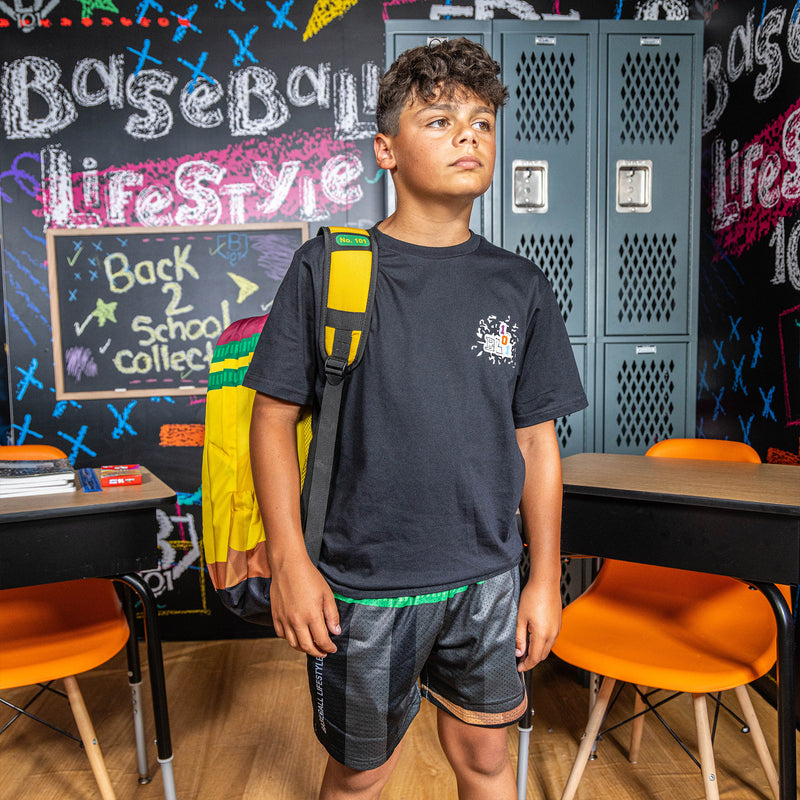 black pencil shorts baseball lifestyle 101