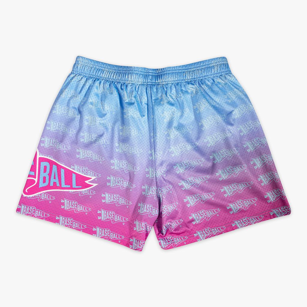 Pennant Gradient Youth Shorts - BL Blue