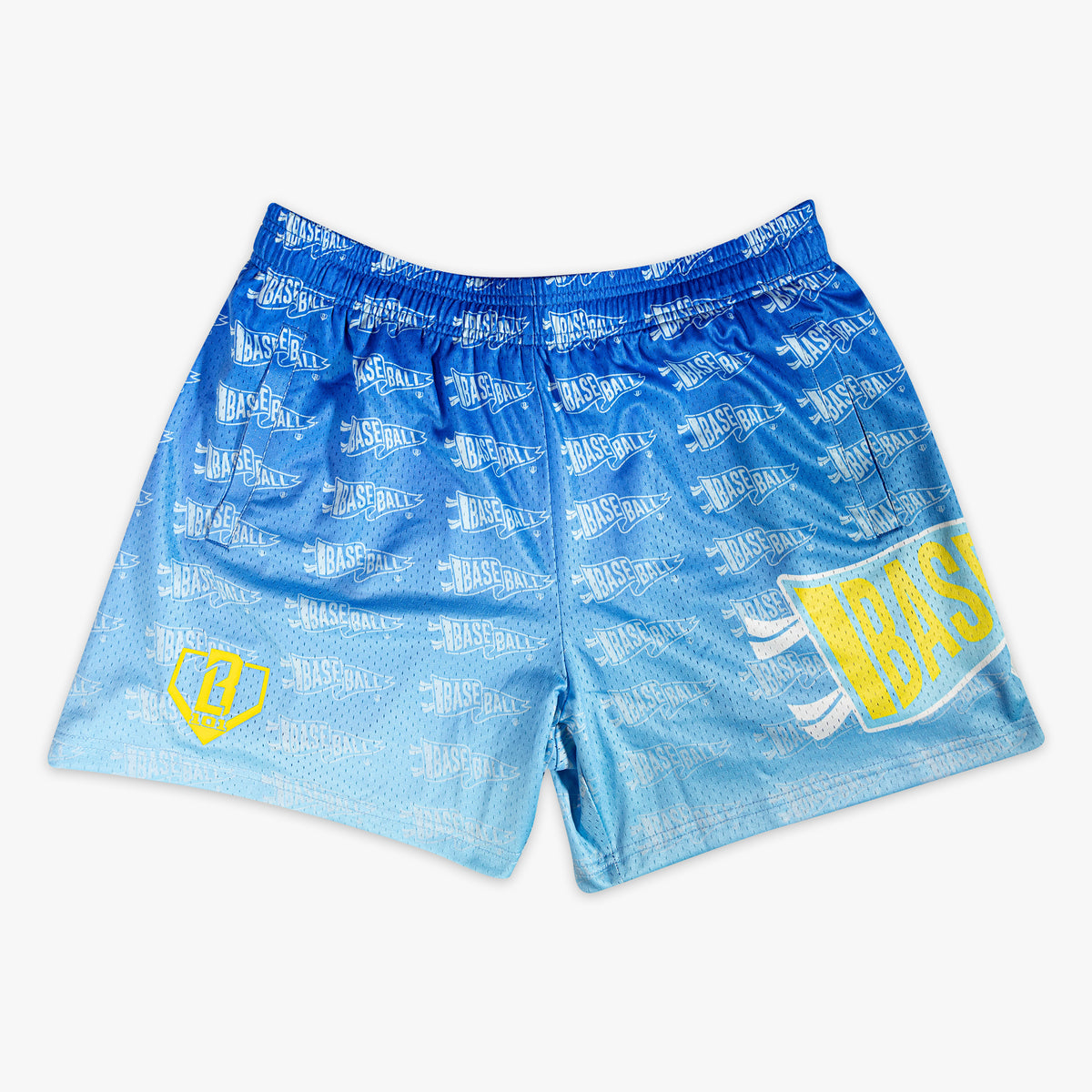 Pennant Gradient Youth Shorts - Blue
