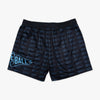 Pennant Youth Shorts - Black/Light Blue