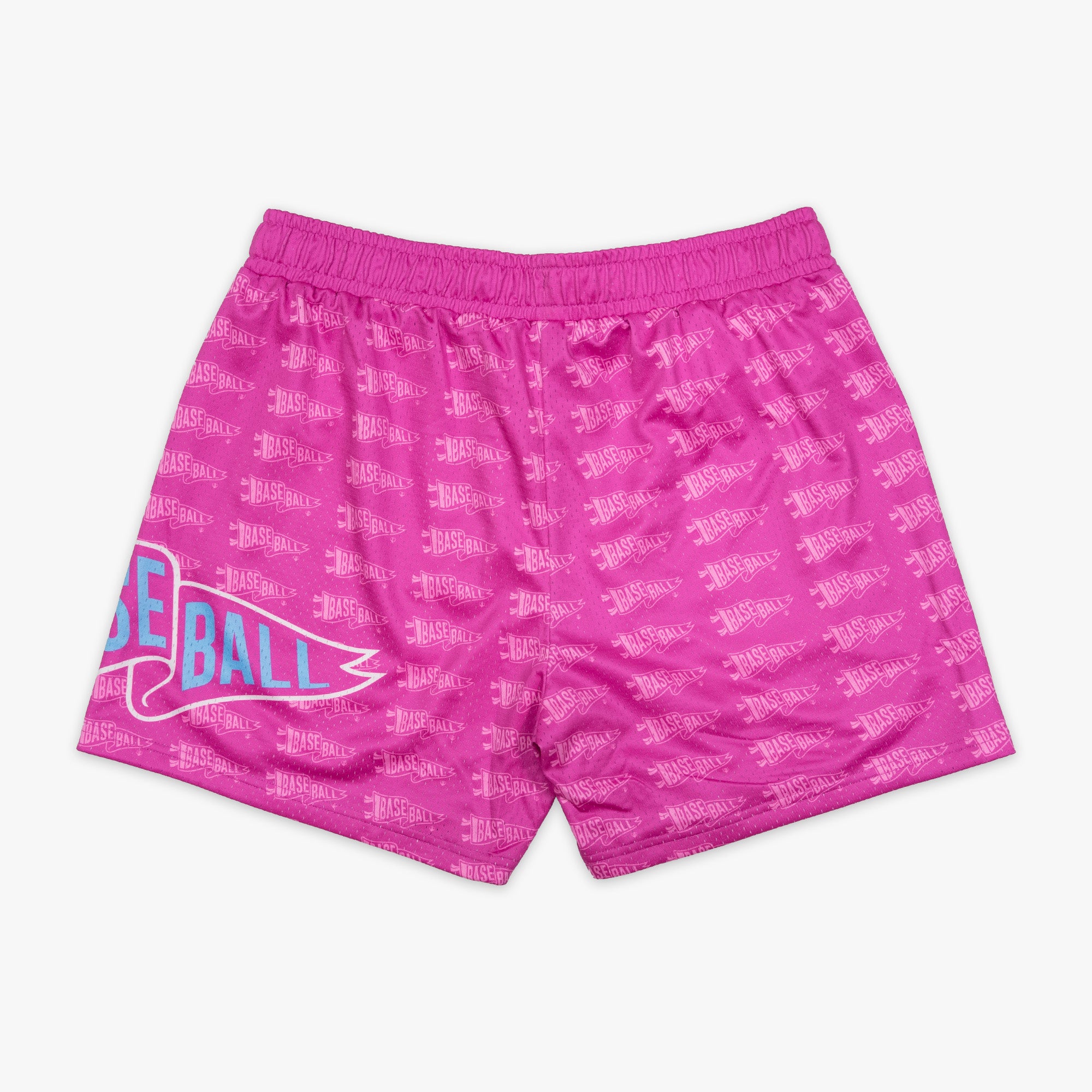 Pennant Youth Shorts - Cotton Candy Pink