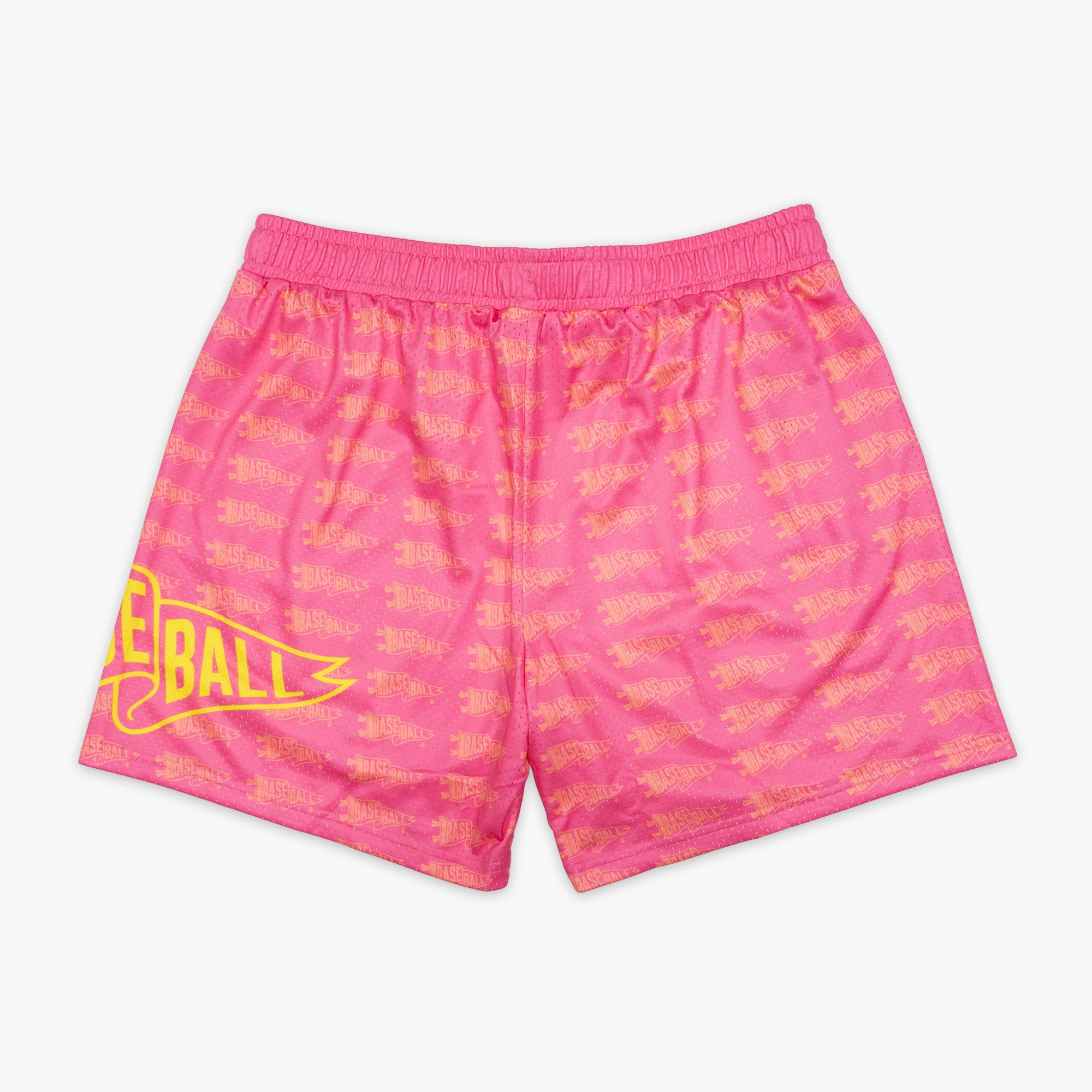 Pennant Shorts - Pink Lemonade - Baseball Lifestyle 101