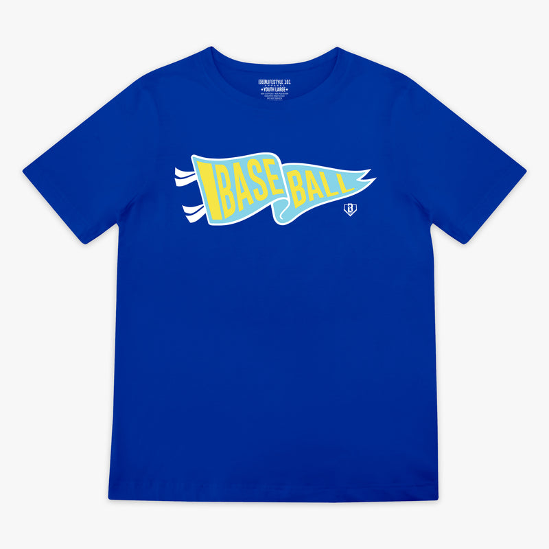 Pennant Youth Tee - Blue