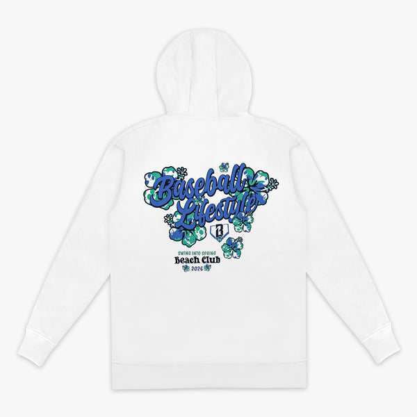 平井大　THE BEACH TRIP 2026 Pullover Hoodie Petal Play Beach Club Youth Hoodie - Baseball Lifestyle 101