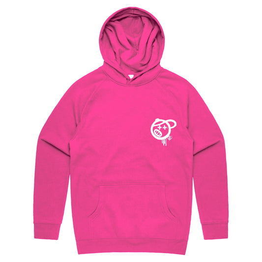 vandal hoodie, pink hoodie