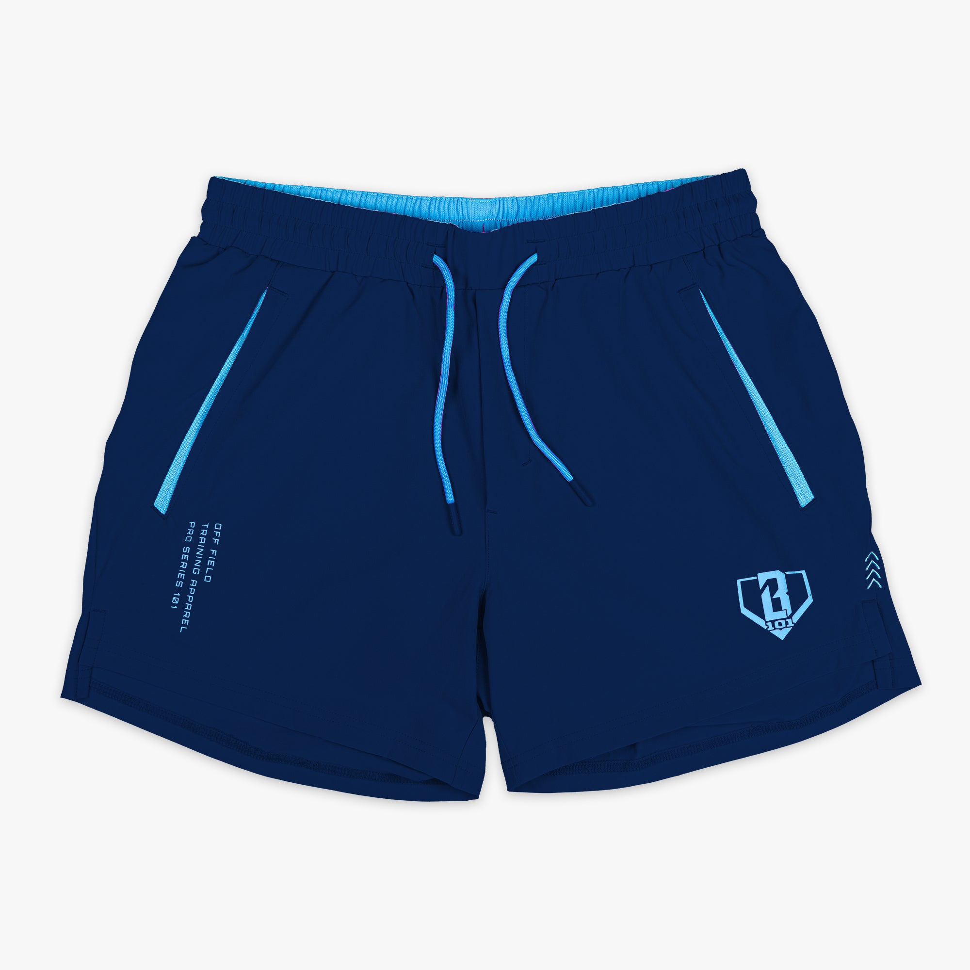 Pro Series Youth Shorts V2 - Navy/Light Blue - Baseball Lifestyle 101