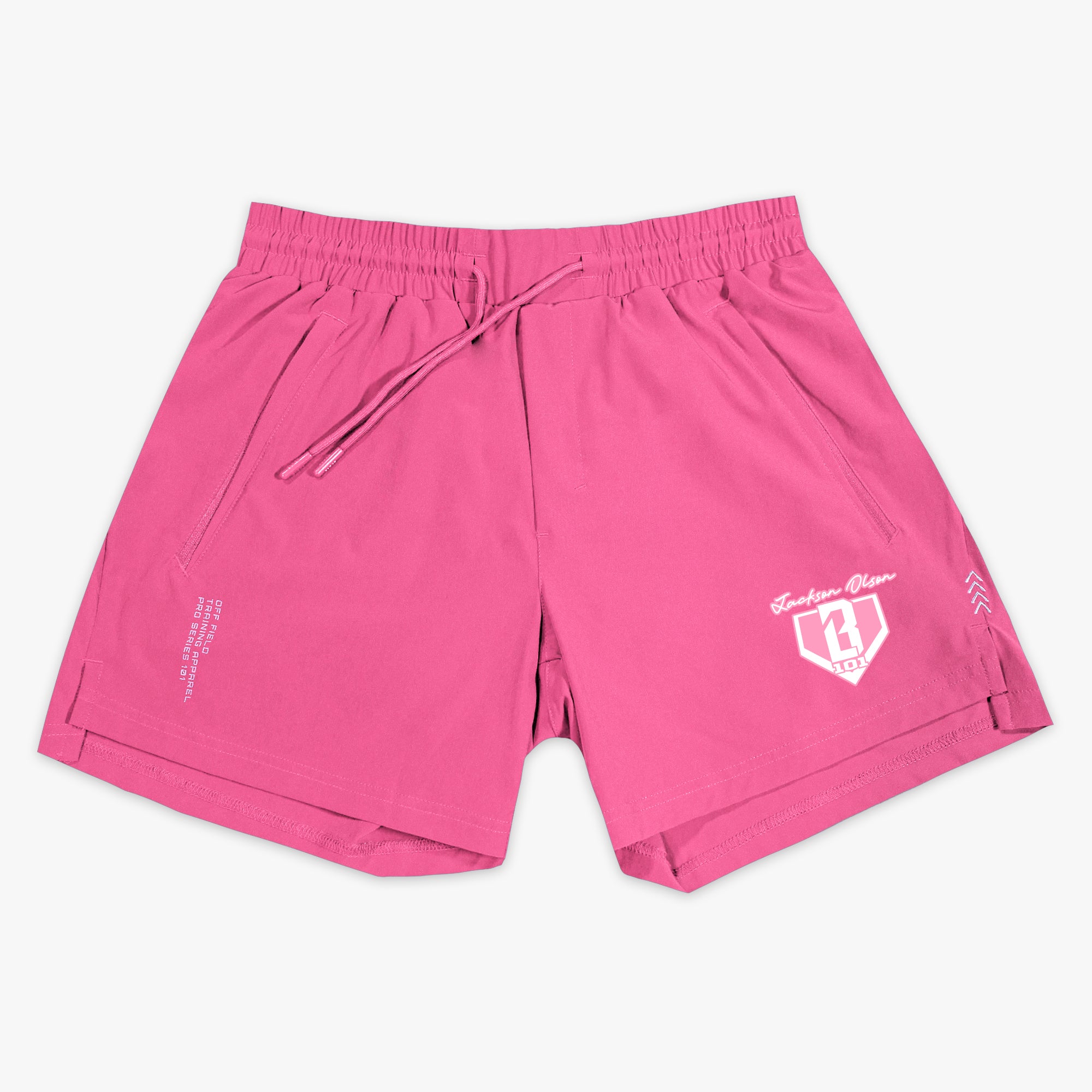 Pro Series Shorts V2 With Liner - Pink Pinstripes - Baseball
