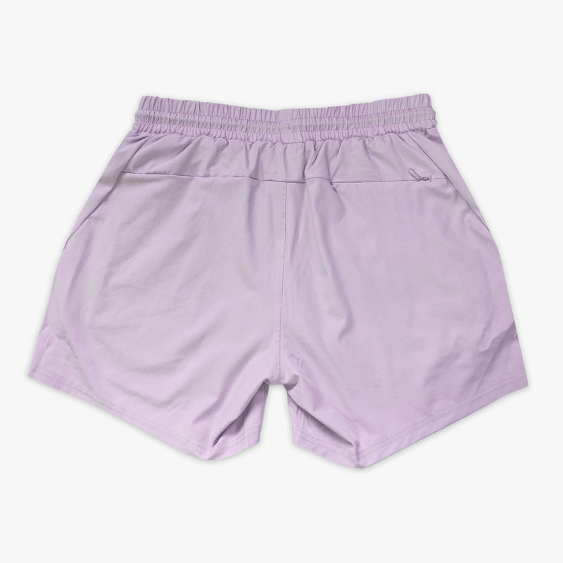 Purple Pro Series V2 shorts with liner — back view
