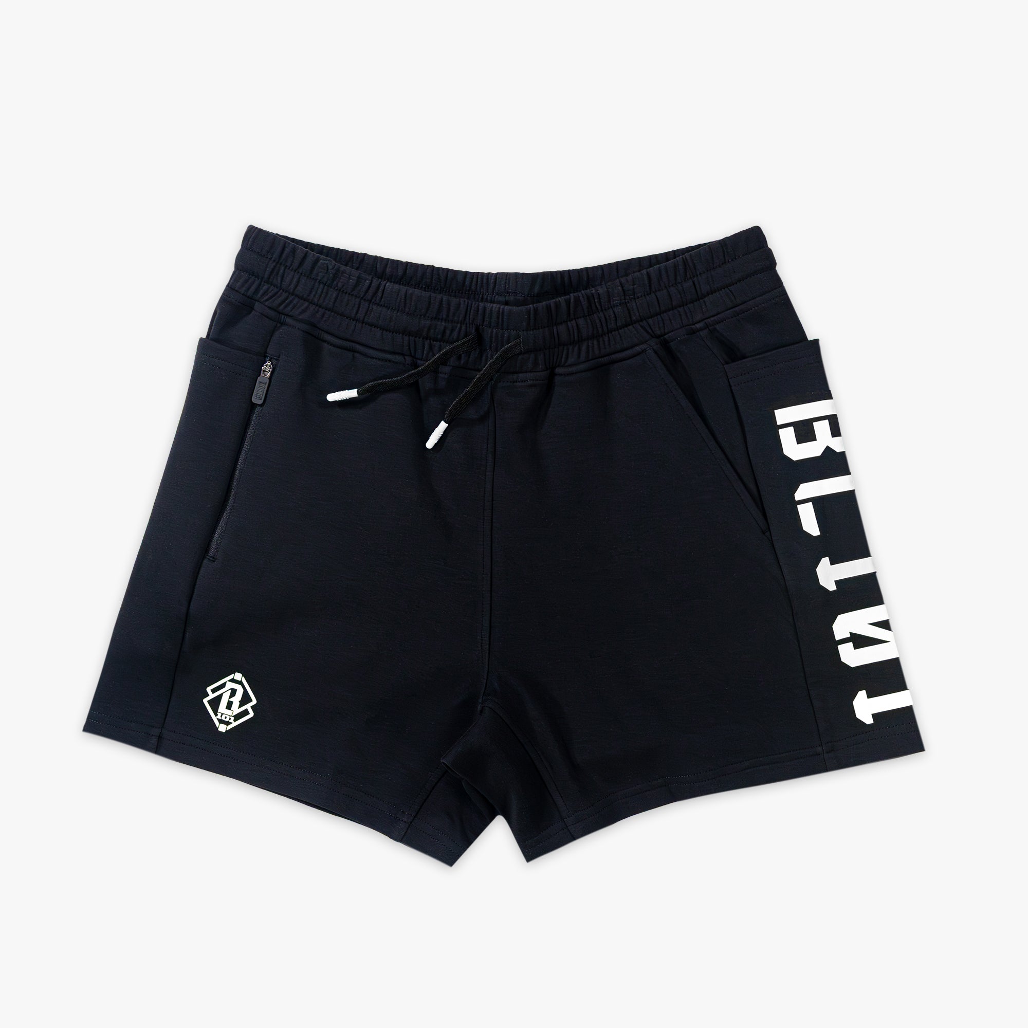 Diamond Relaxed Fit Youth Sweatshorts - Black/White - Baseball