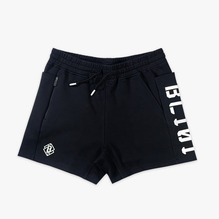 Diamond Relaxed Fit Youth Sweatshorts - Black/White - Baseball