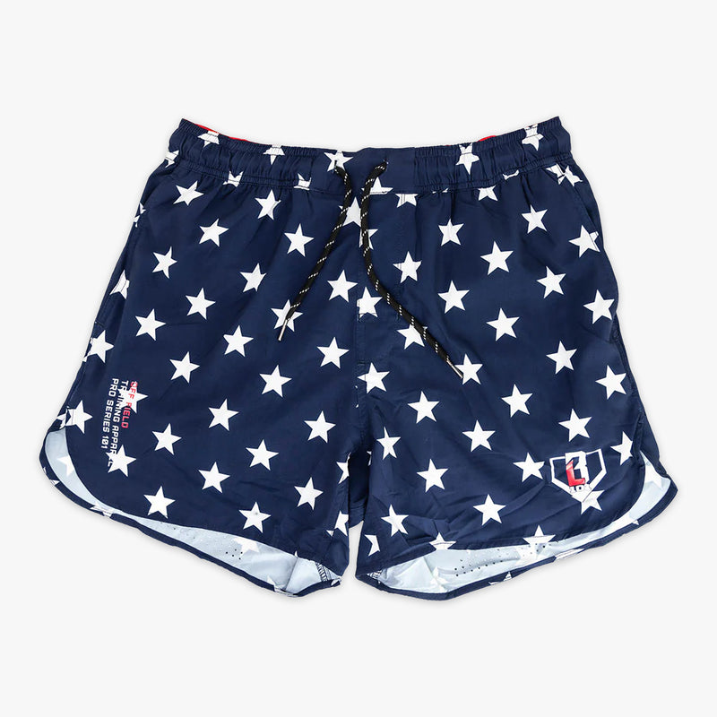 Navy Pro Series Freedom youth shorts — front view
