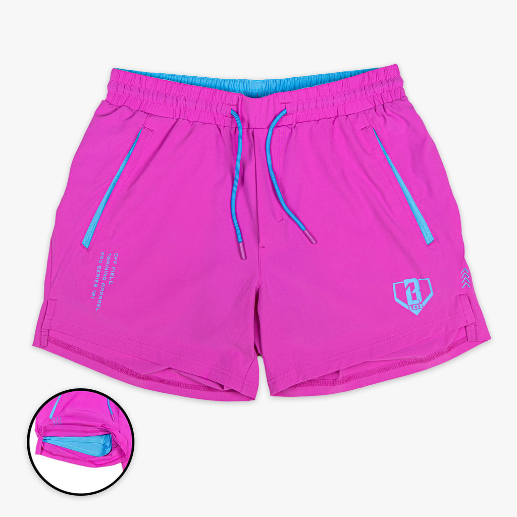 Pro Series Shorts V2 with Liner - Cotton Candy Pink