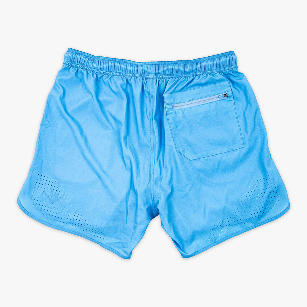 Blue Pro Series with Liner shorts — back view