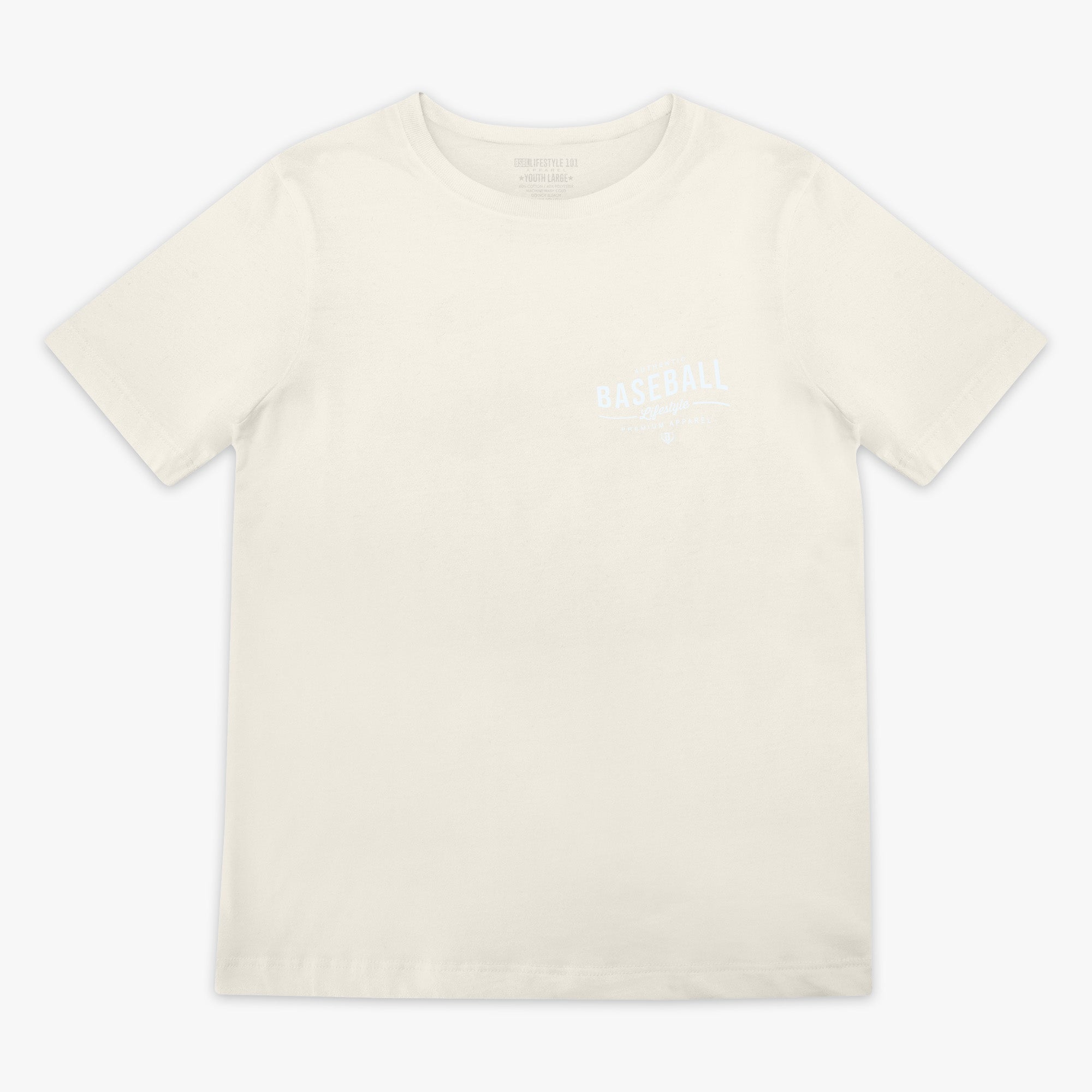 BSBL Wave Youth Tee - Neutral - Baseball Lifestyle 101