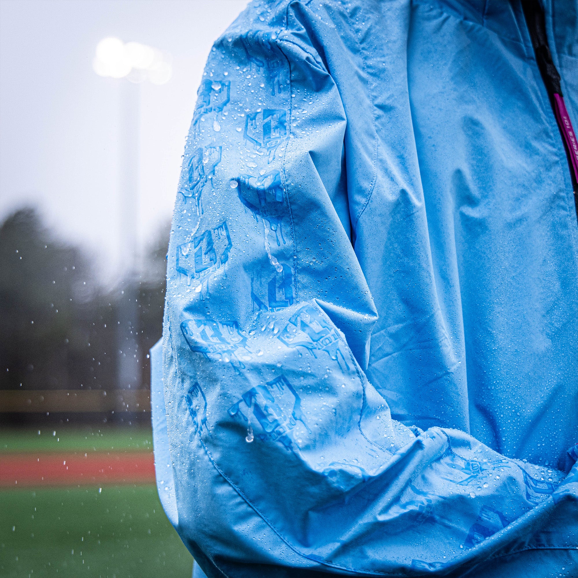 Rain Delay Jacket - Cotton Candy Blue - Baseball Lifestyle 101