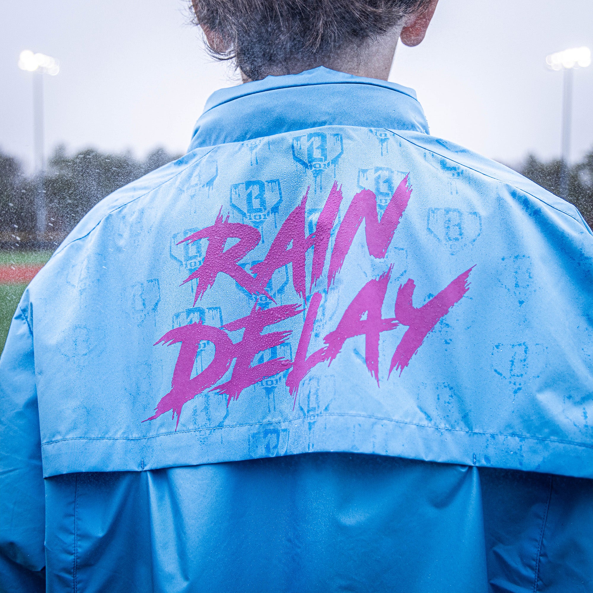 Rain Delay Youth Jacket - Cotton Candy Blue - Baseball Lifestyle 101