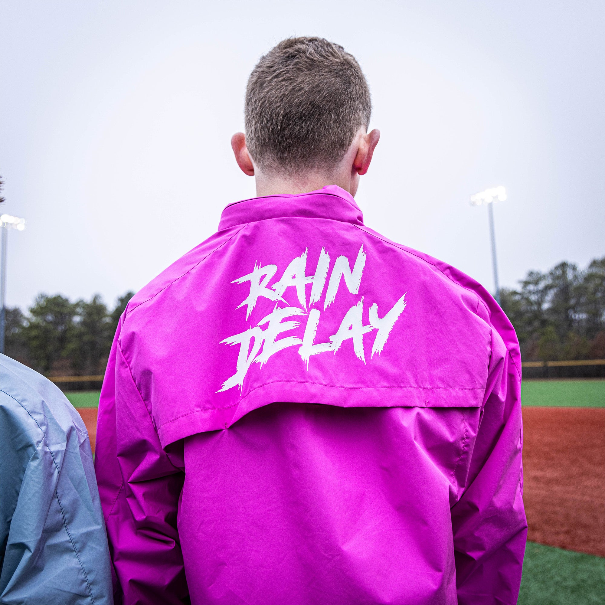 Rain Delay Youth Jacket - Cotton Candy Pink