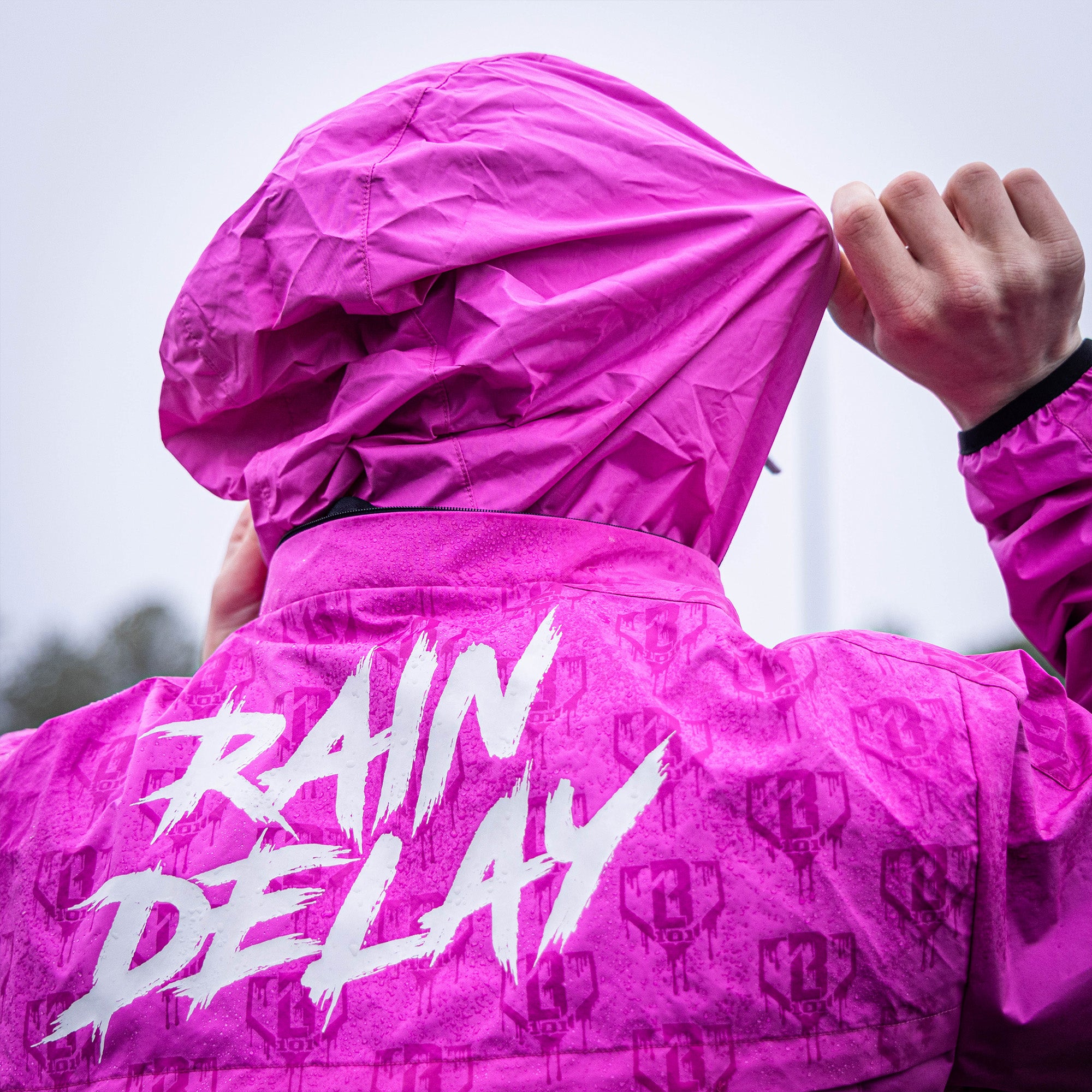 Rain Delay Youth Jacket - Cotton Candy Pink