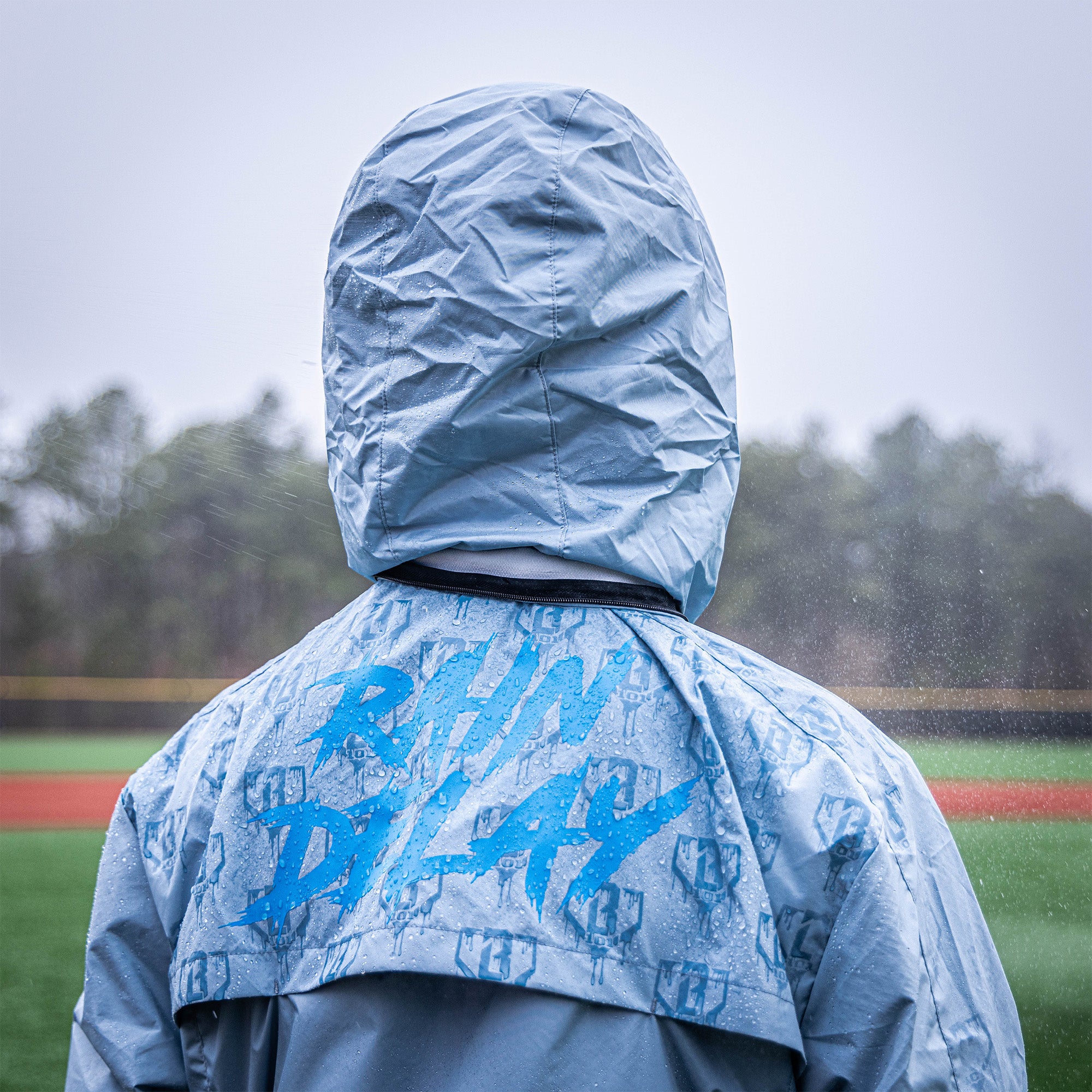 Rain Delay Youth Jacket - Gray