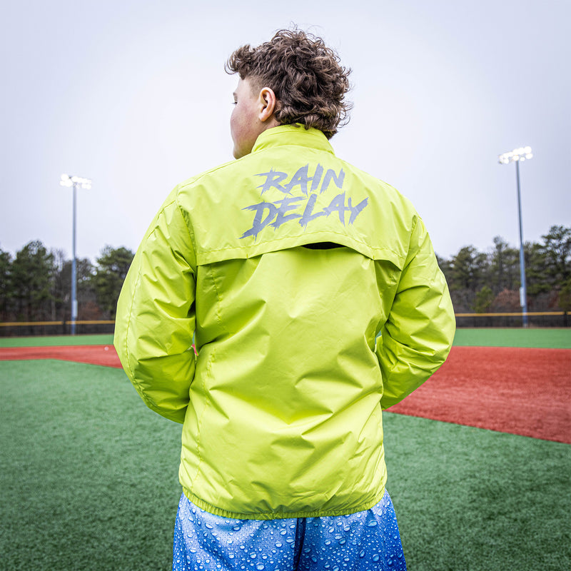 Rain Delay Youth Jacket - Yellow