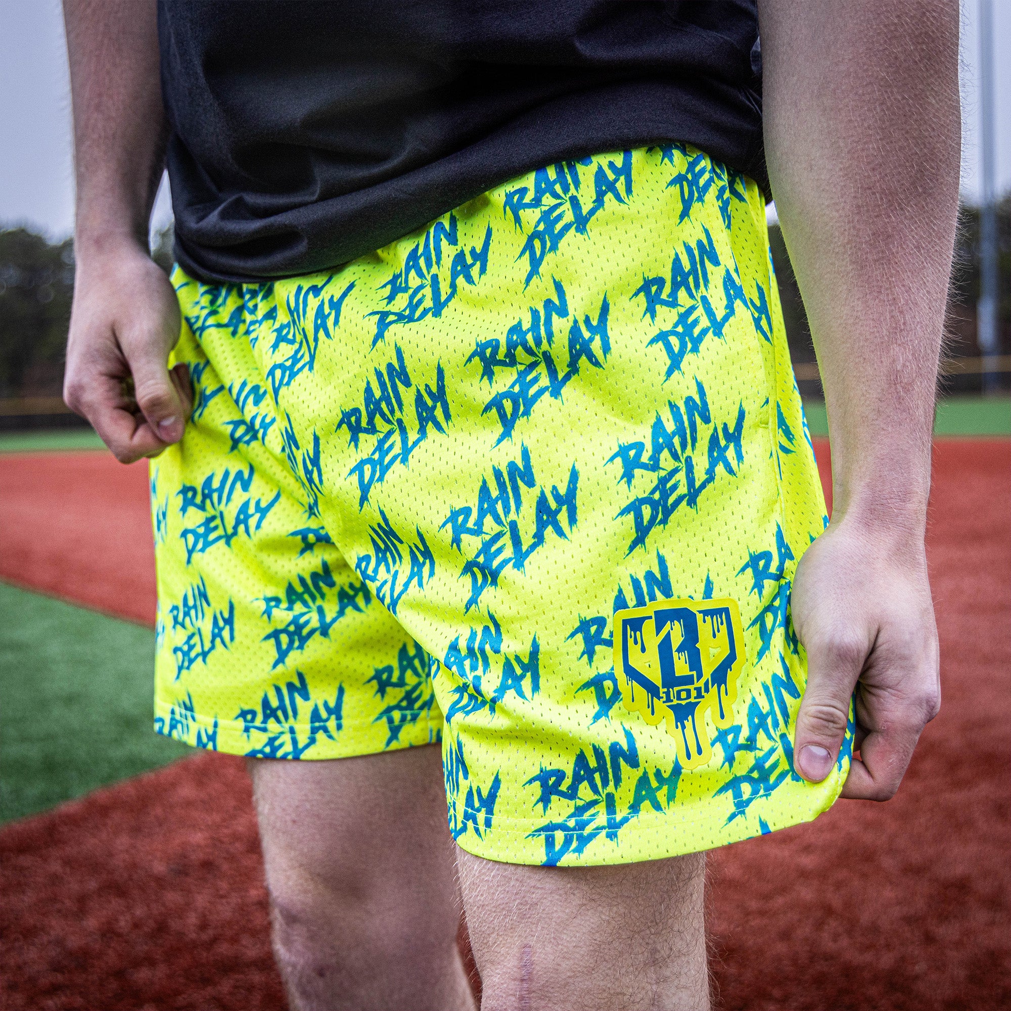 Champions Star Shorts - Black/Teal - Baseball Lifestyle 101