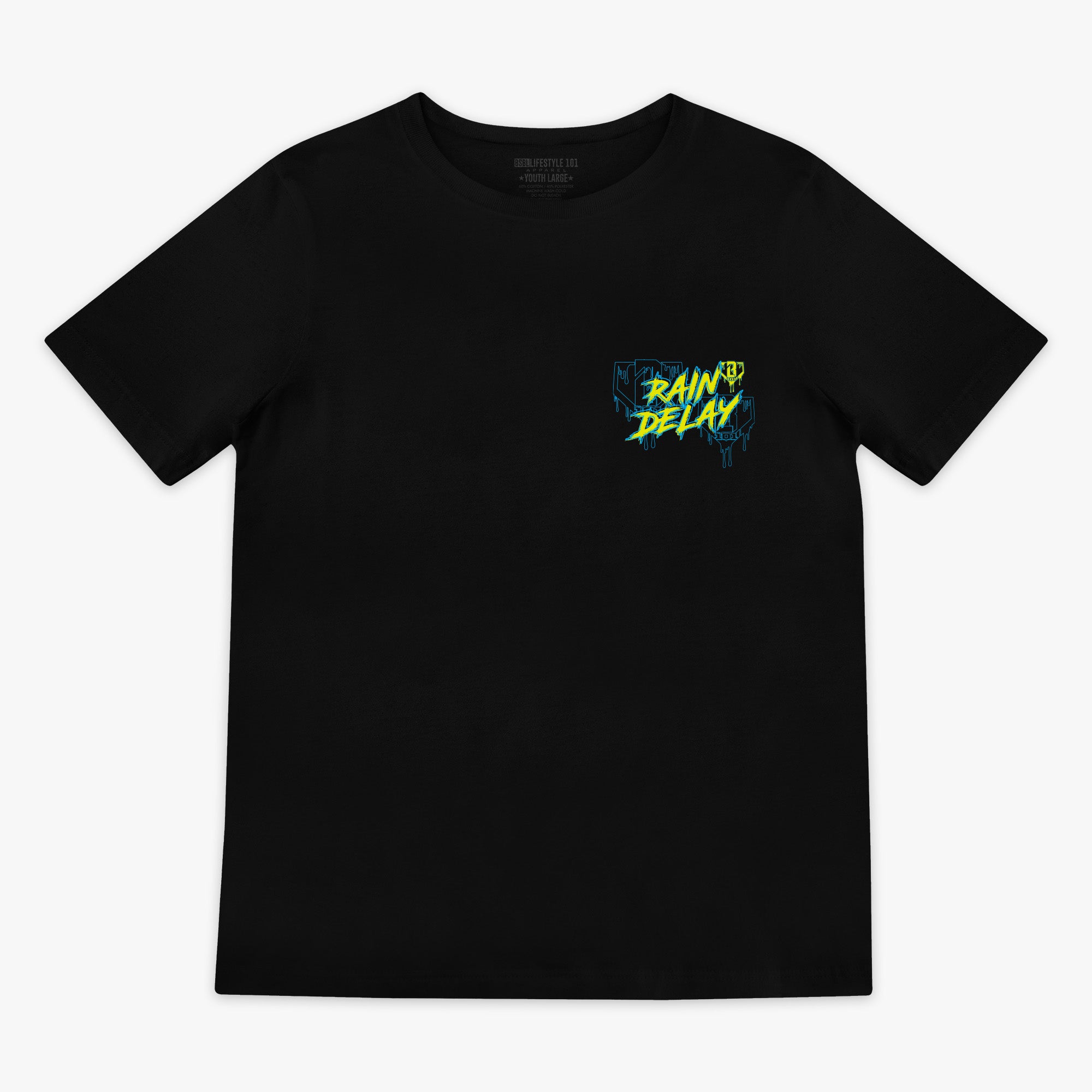 Rain Delay Youth Tee - Black