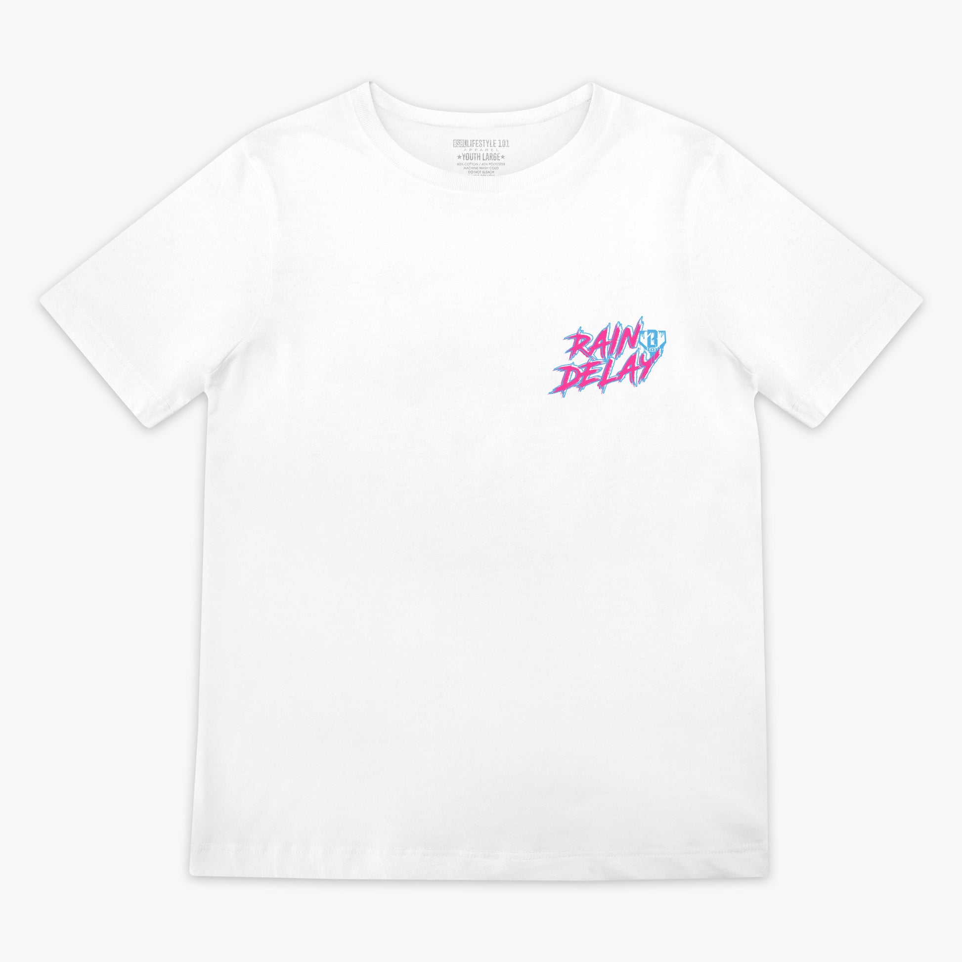 Rain Delay Youth Shorts - Cotton Candy