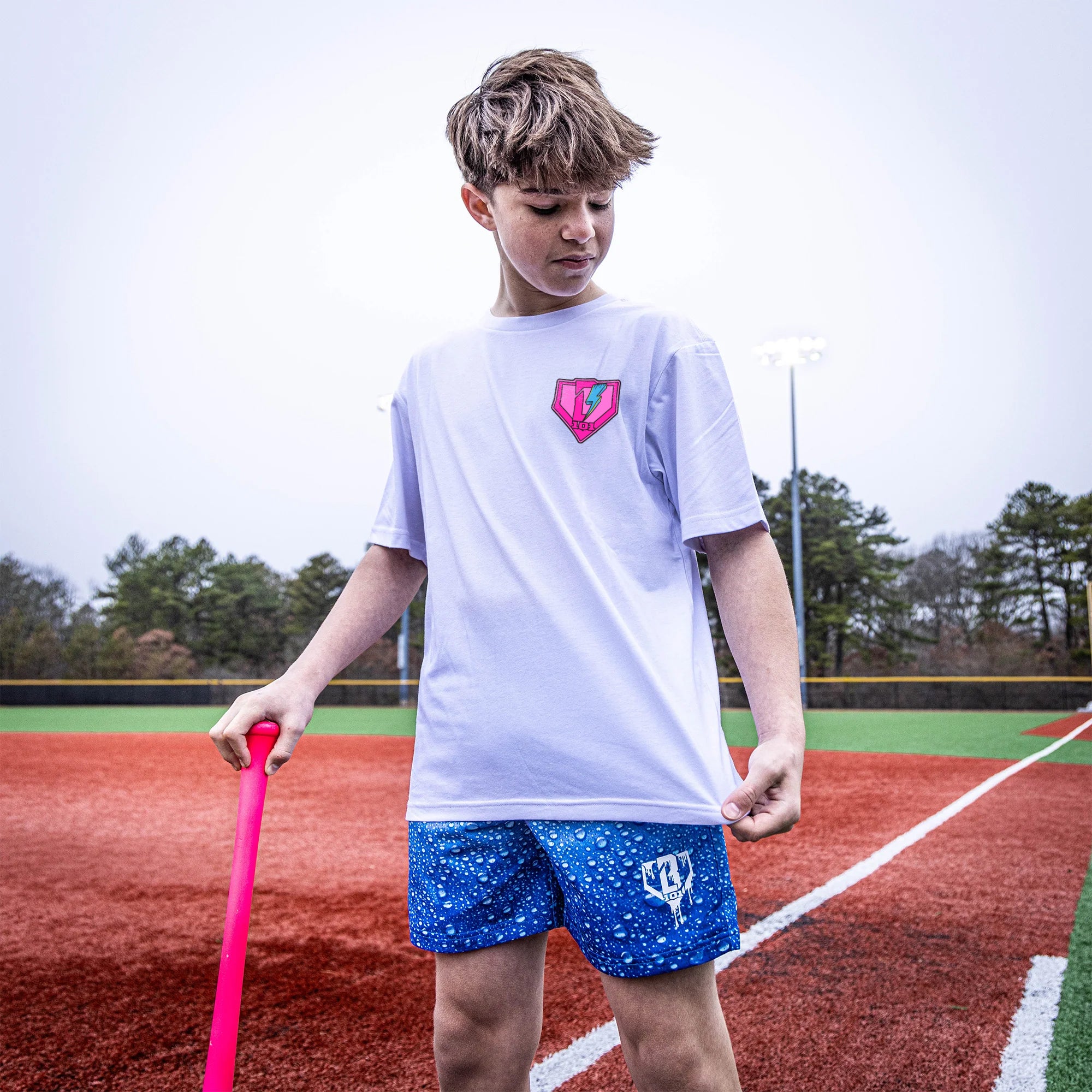 Rain Delay Tee - Lightning Bolt - Baseball Lifestyle 101