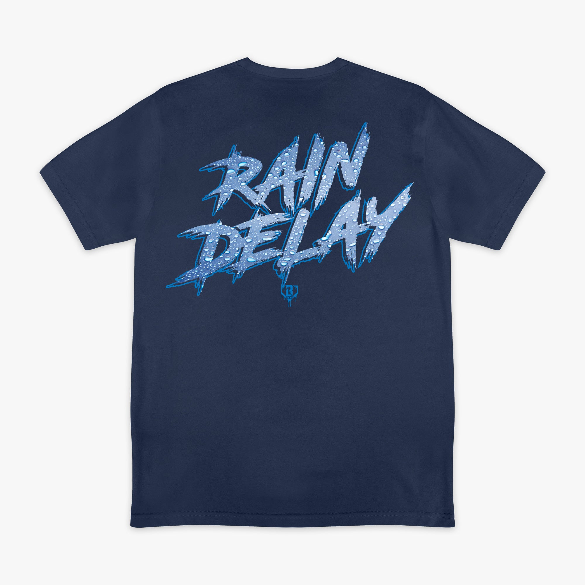 Rain Delay Tee - Navy - Baseball Lifestyle 101